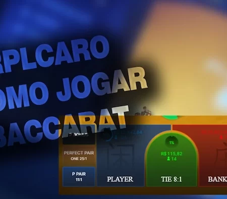 Instruções sobre como jogar Bacará